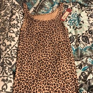 Leopard print tank top!